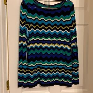 Chaus SIZE XL pullover multi color top